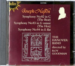 Symphonies No. 82 (The Bear), No 83 (The Hen), No 84