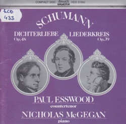 Dichterliebe, op. 48 / Liederkreis, op. 39