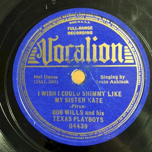 I Wish I Could Shimmy Like My Sister Kate / Moonlight and Roses