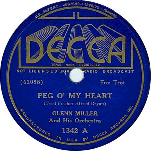 Peg o’ My Heart / I’m Sitting on Top of the World