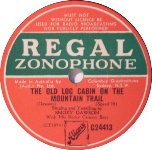 The Old Log Cabin on the Mountain Trail / The Sound Effects Cowboy