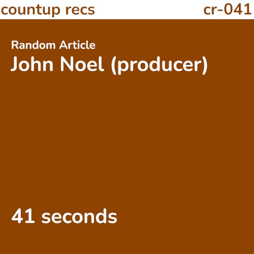 John Noel (producer)