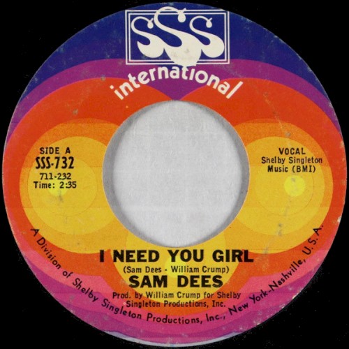 I Need You Girl / Lonely For You Baby