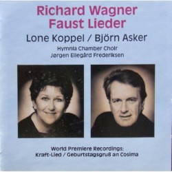 Faust Lieder (Hymnia Chamber Choir, soprano: Lone Koppel, baritone: Björn Asker, piano: Jørgen Ellegård Frederiksen)