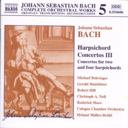 Complete Orchestral Works 5: Harpsichord Concertos III