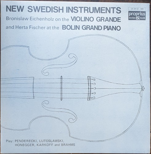New Swedish Instruments: Violino grande, Bolin Grand Piano
