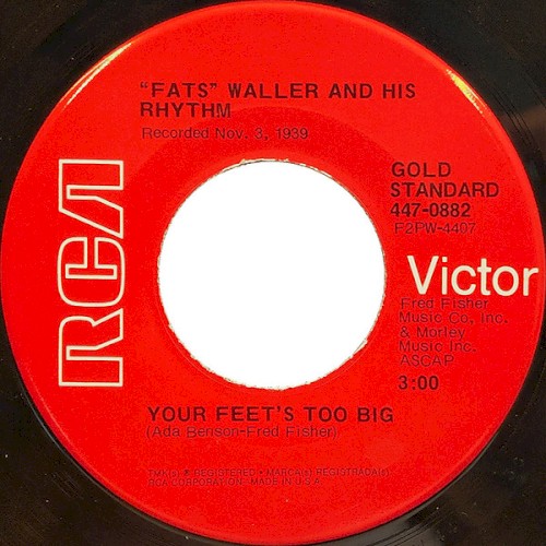 Your Feet's Too Big / It's a Sin to Tell a Lie