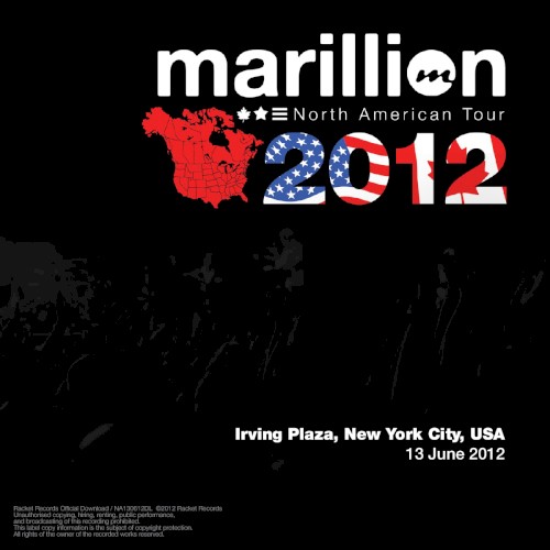 North American Tour 2012: Irving Plaza, New York City, USA, 13 June 2012