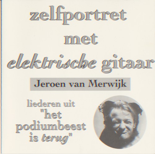 Zelfportret met elektrische gitaar