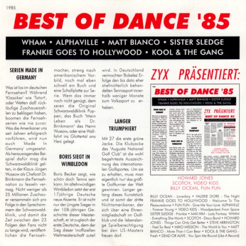 Best of Dance ’85