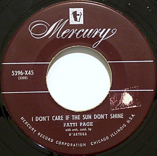 I Don’t Care If the Sun Don’t Shine / I’m Gonna Paper All My Walls With Love Letters