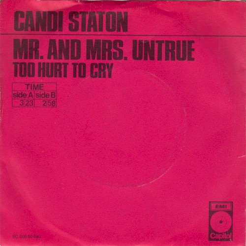 Mr. and Mrs. Untrue / Too Hurt to Cry