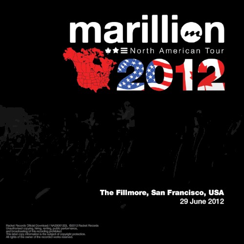 North American Tour 2012: The Fillmore, San Francisco, USA, 29 June 2012