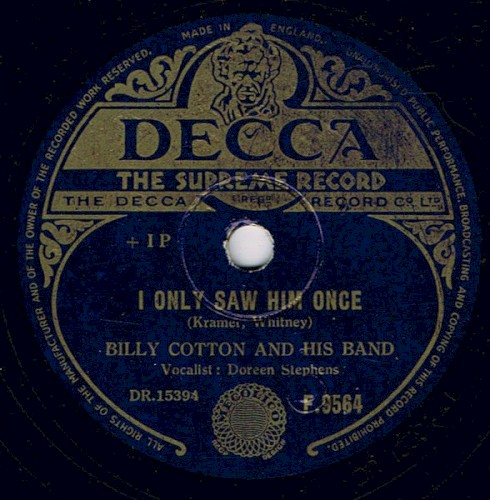 I Only Saw Him Once / The Petite Waltz