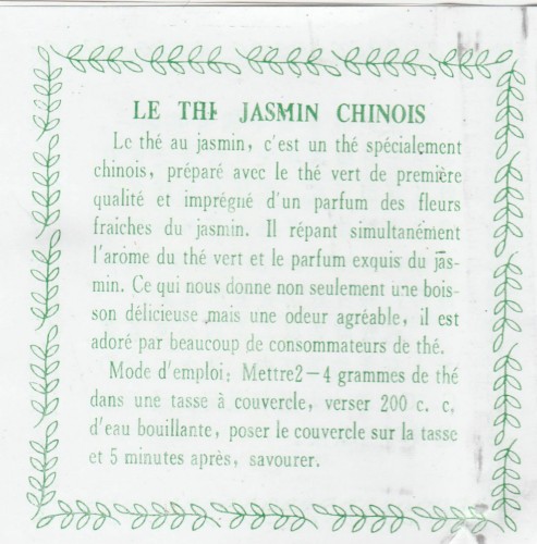 Thé Au Jasmin