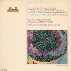 Lousadzak: Concerto No. 1 For Piano And String Orchestra, Op. 48 / Concerto No. 2 For Violin And String Orchestra, Op. 89a