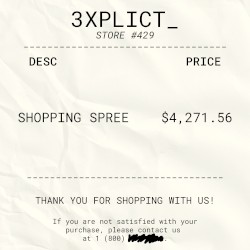 SHOPPING SPREE