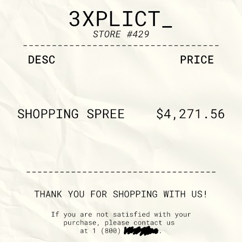 SHOPPING SPREE
