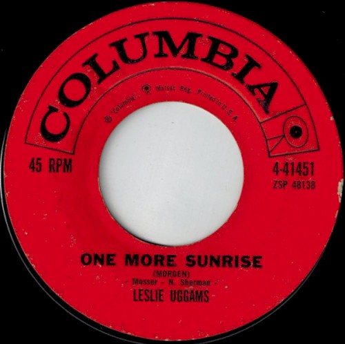 One More Sunrise (Morgen) / The Eyes of God
