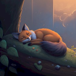 Sleeping Fox