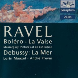 Ravel: Boléro, La Valse / MUssorgsky: Picutres at an Exhibition / Debussy: La Mer / Lorin Maazel, André Previn – Boléro