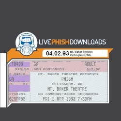 1993-04-02: Mt. Baker Theatre, Bellingham, WA, USA
