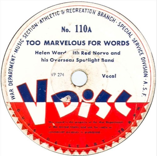 Too Marvelous for Words / The Sergeant on Furlough