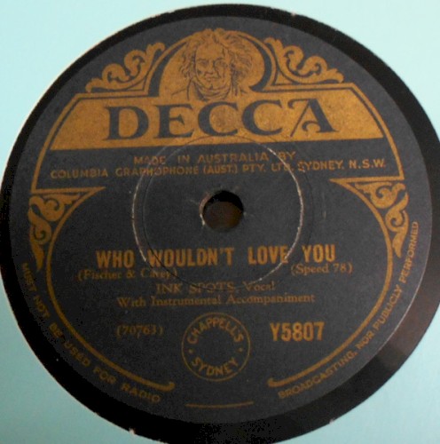 Who Wouldn't Love You / Don't Tell a Lie About Me, Dear (And I Won't Tell the Truth About You)