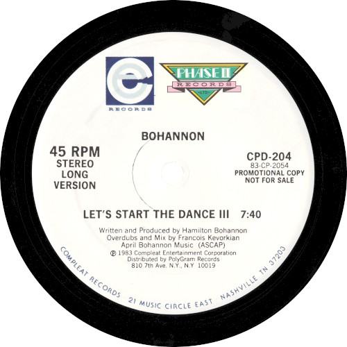 Let's Start the Dance III