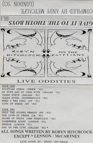 Give It to The Thoth Boys – Live Oddities