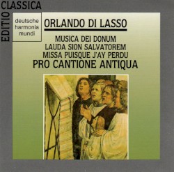 Musica dei donum / Lauda sion salvatorem / Missa piusque j’ay perdu