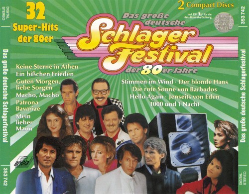 Das große deutsche Schlagerfestival der 80er Jahre