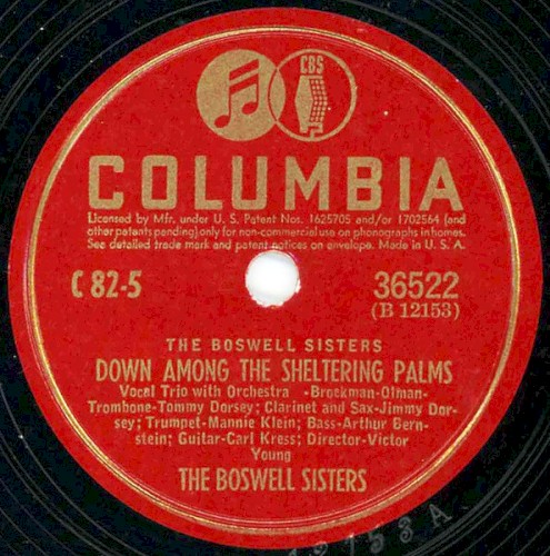 Down Among the Sheltering Palms / Sentimental Gentleman From Georgia