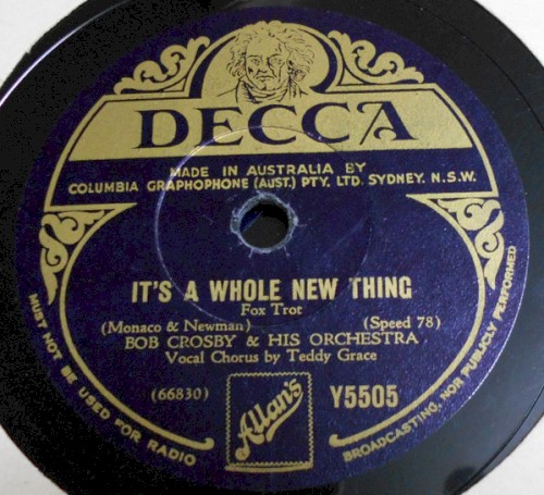 It's a Whole New Thing / If I Were Sure of You