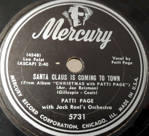 Santa Claus Is Coming to Town / Silent Night