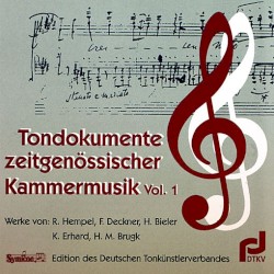 Tondokumente zeitgenössischer Kammermusik, Vol. 1