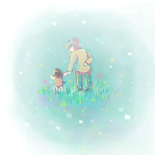 walking with you