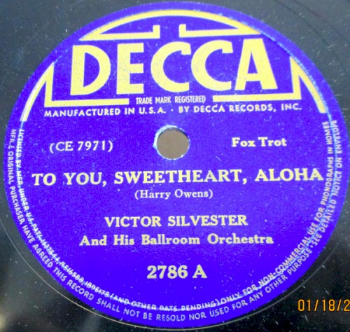 To You, Sweetheart, Aloha / Sleep Tight