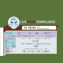 1991-11-15: Trax, Charlottesville, VA, USA