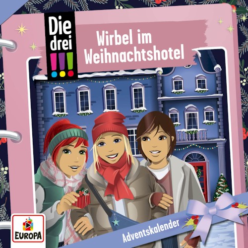 Die drei !!! Adventskalender 2024: Wirbel im Weihnachtshotel