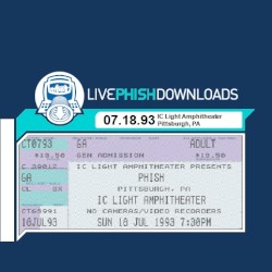 1993-07-18: IC Light Amphitheater, Pittsburgh, PA, USA
