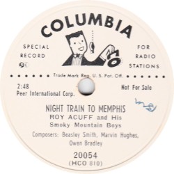 Night Train to Memphis / Take Me Back to Tulsa