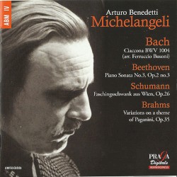 Bach, Beethoven, Schumann, Brahms