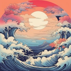 where ocean meets sky