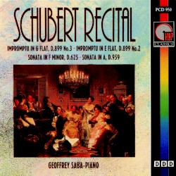Schubert Recital: Impromptu in G flat / Impromptu in E flat / Sonata in F minor / Sonata in A
