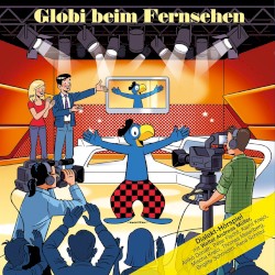 Globi beim Fernsehen