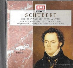 Schubert, The 21 Piano Sonatas Vol. VIII