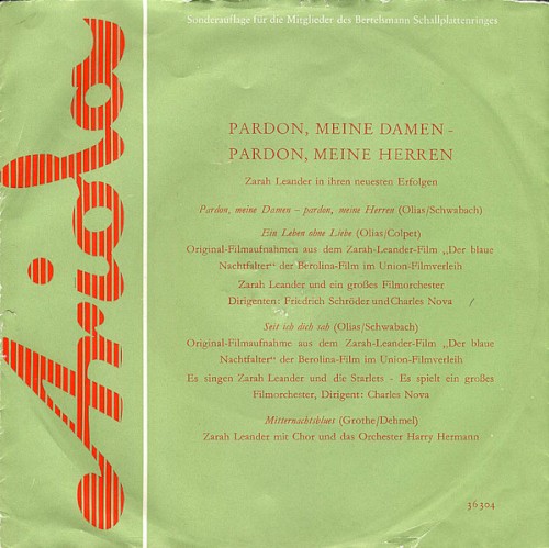 Pardon, meine Damen, Pardon meine Herren