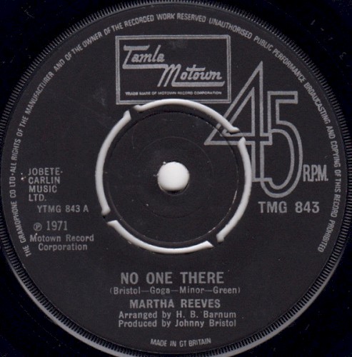 No One There / (I’ve Given You) The Best Years of My Life
