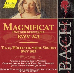 Magnificat D major, BWV 243 / Tilge, Höchster, meine Sünden, BWV 1083